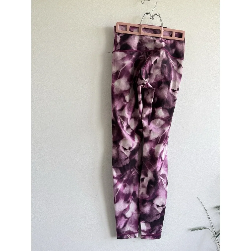 Lululemon Wunder Under Hi-Rise Leggings‎ Luon LW5AP7S Size 4 In Rasberry